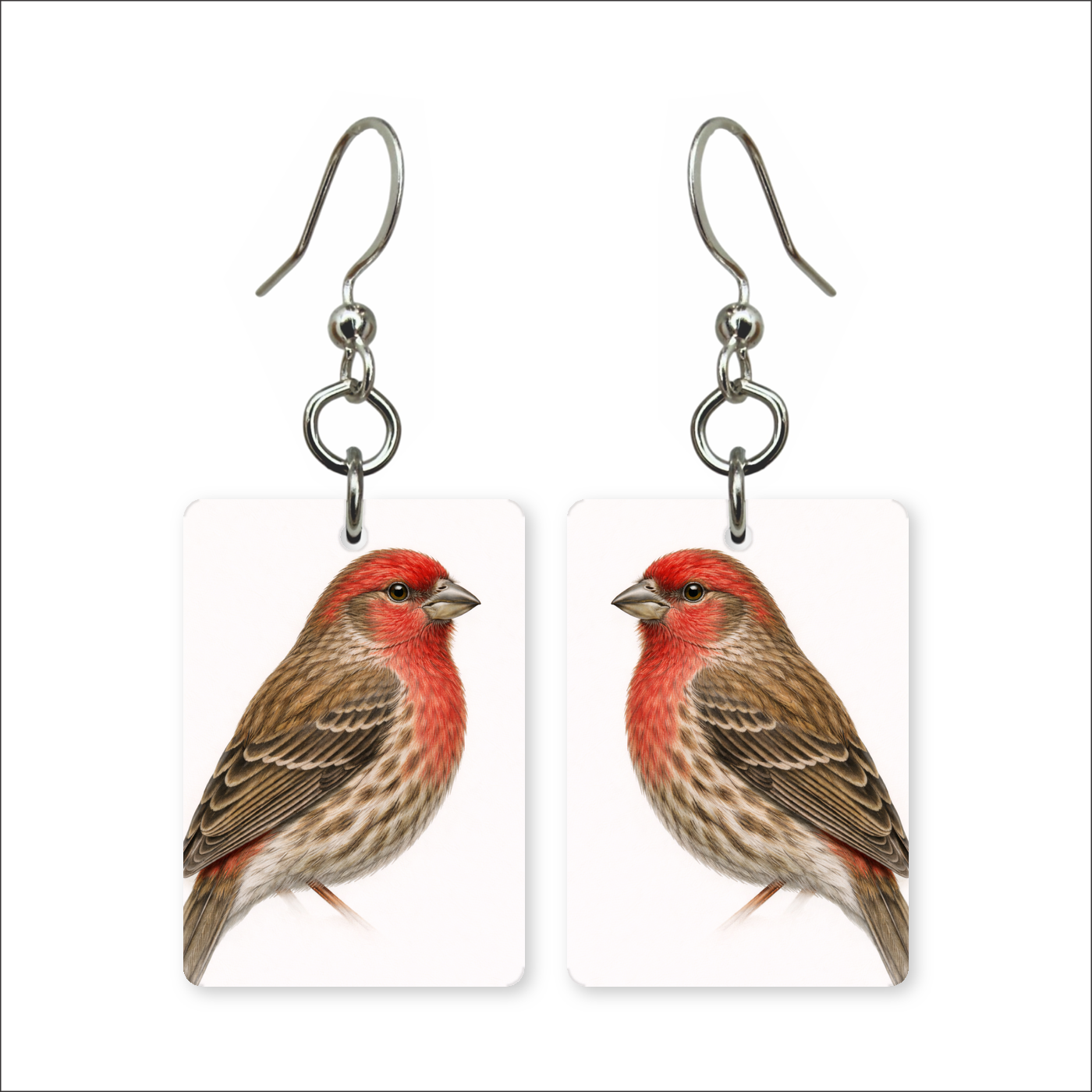 House Finch Earrings