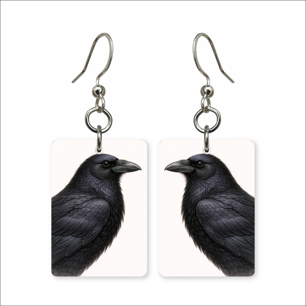 Midnight Raven Earrings