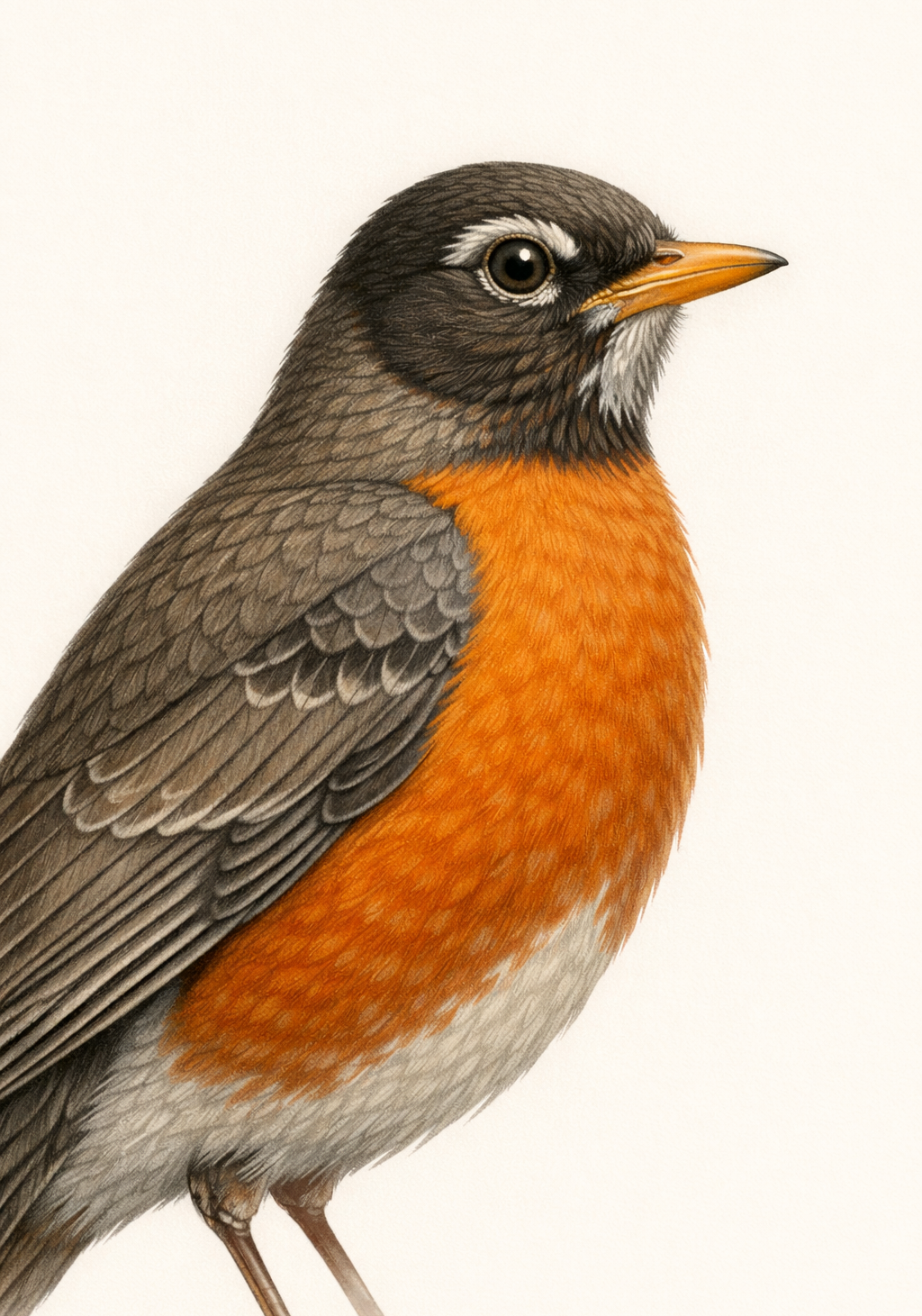 American Robin Earrings