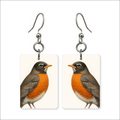 American Robin Earrings