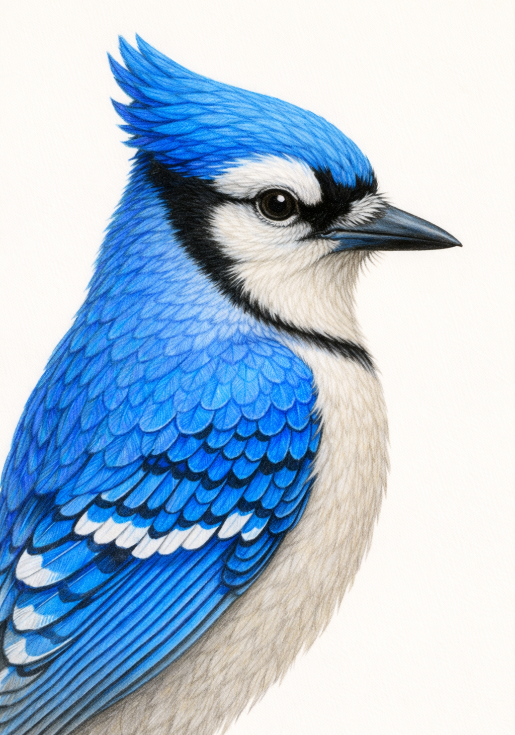 Blue Jay Earrings