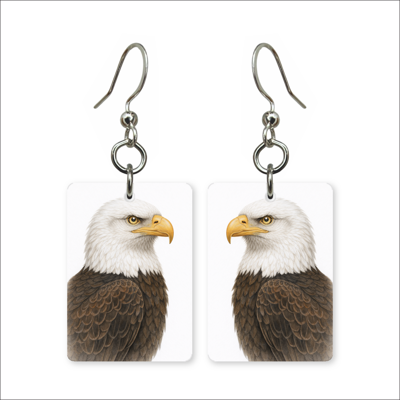 Bald Eagle Earrings