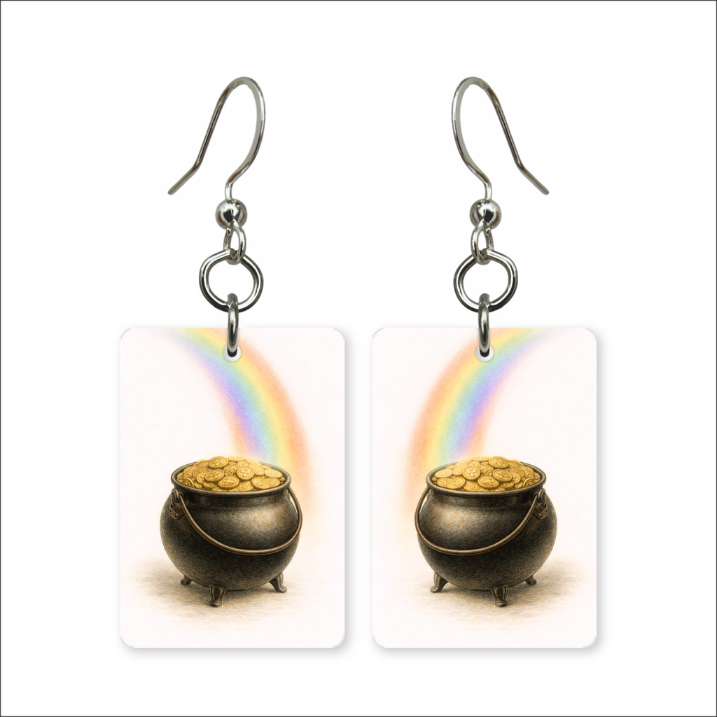 Pot Of Gold Earrings