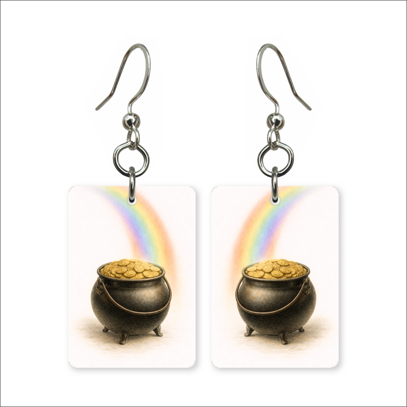Pot Of Gold Earrings