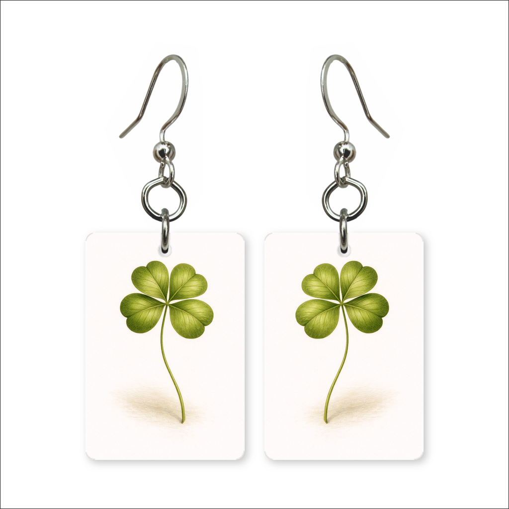 Four-Leaf Clover Earrings