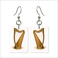 Celtic Harp Earrings