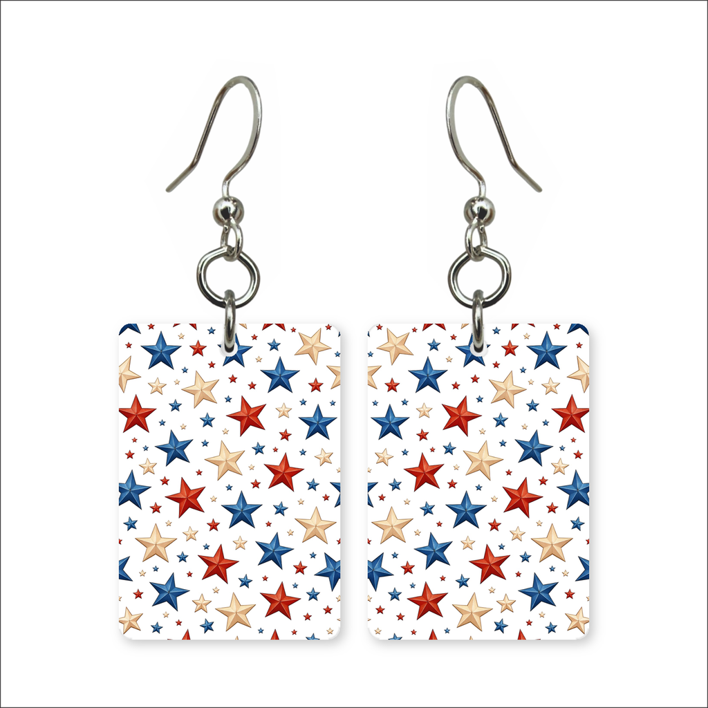 Patriotic Stars Earrings