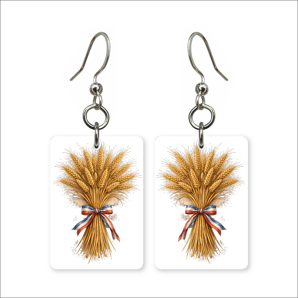 Wheat Bundle Earrings