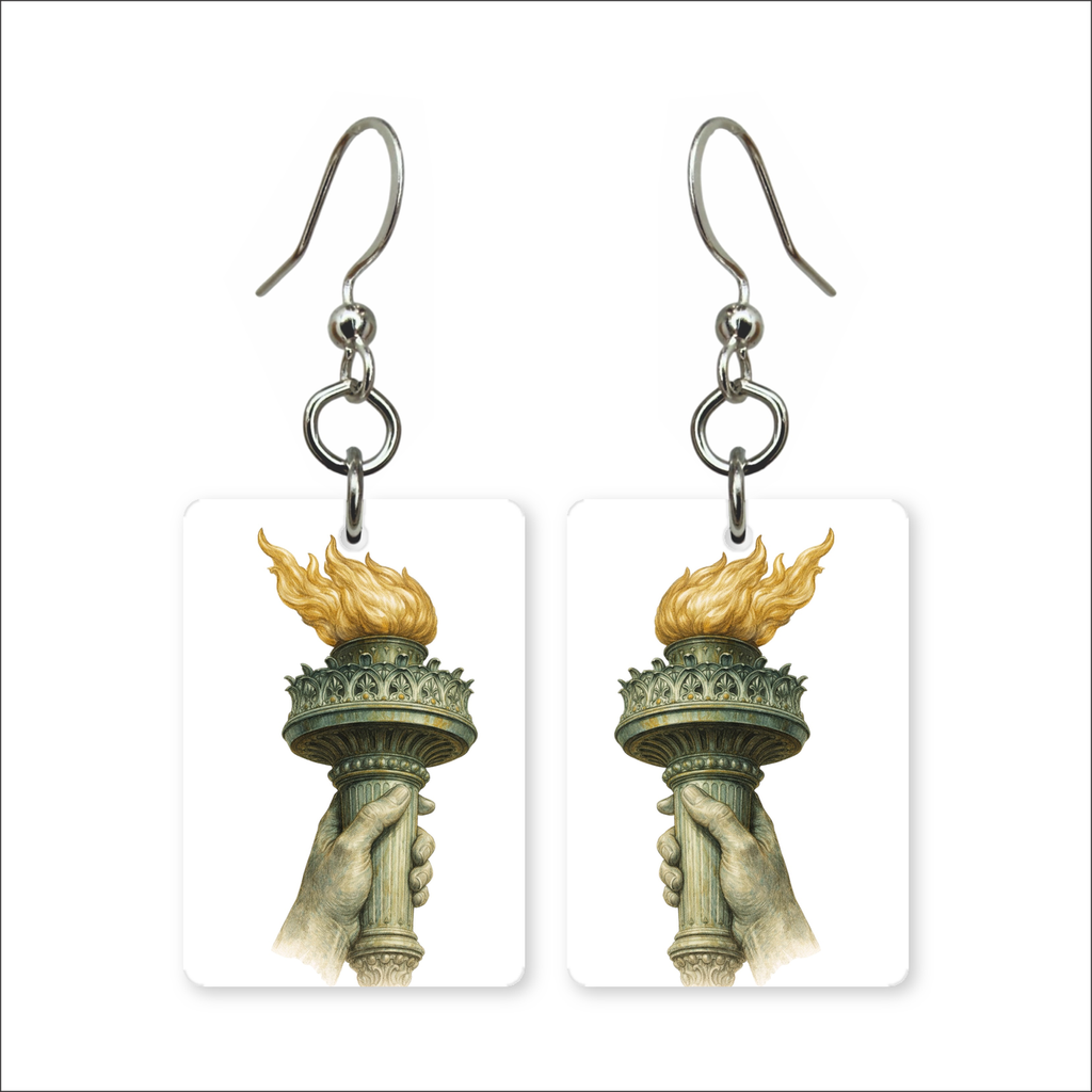 Liberty Torch Earrings