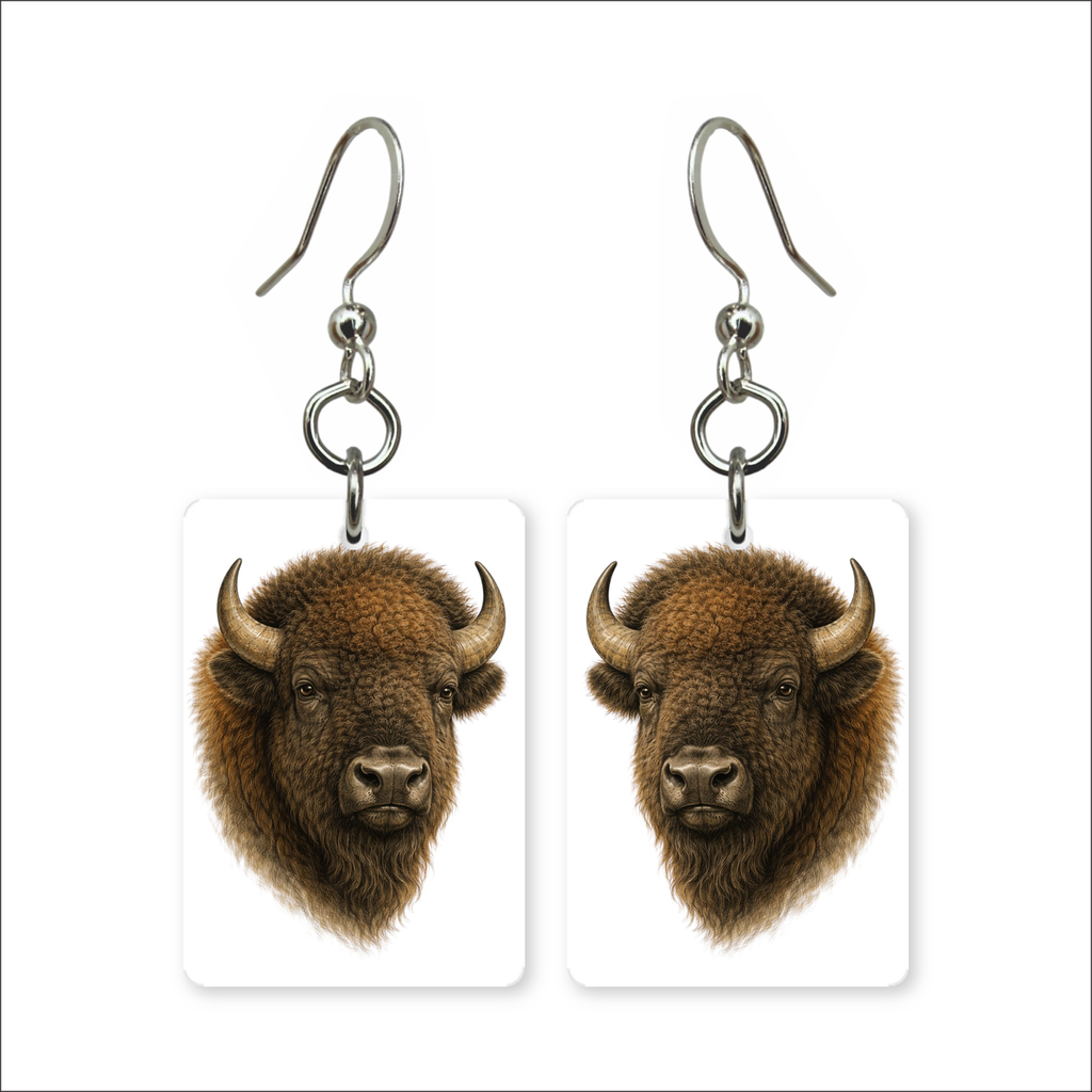 American Bison Earrings