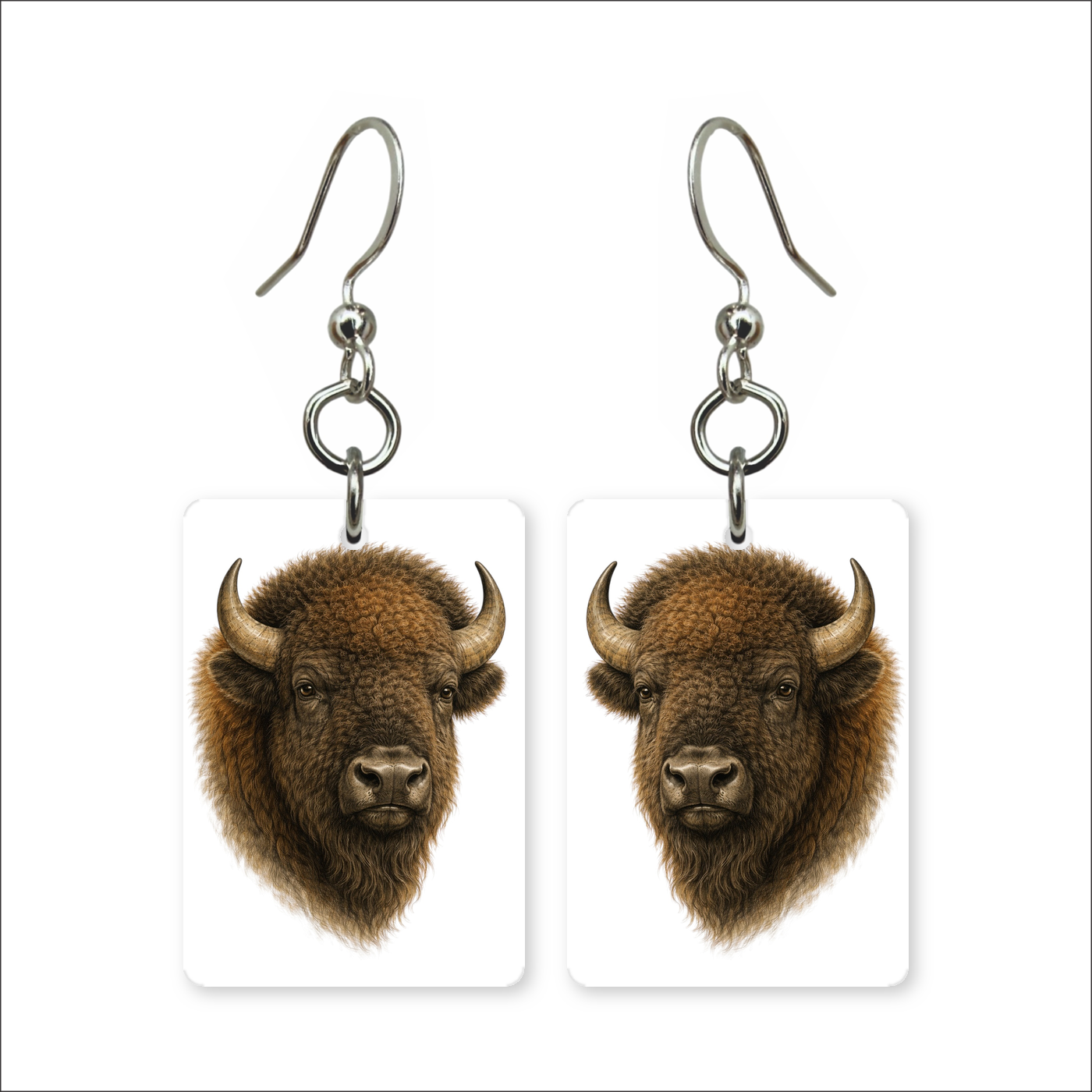 American Bison Earrings