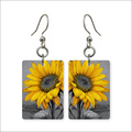 Golden Sunflower Earrings