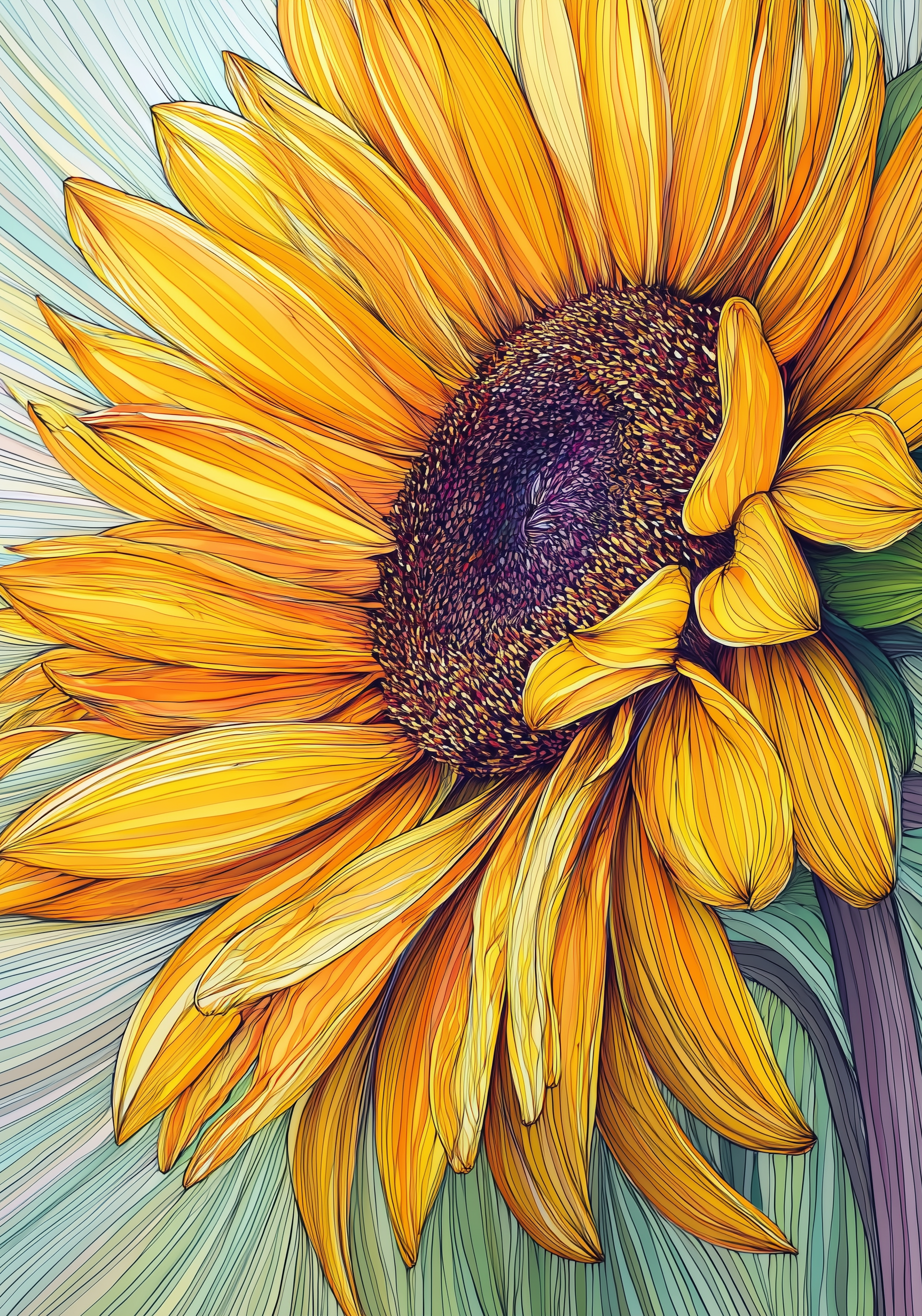 Vibrant Sunflower Earrings
