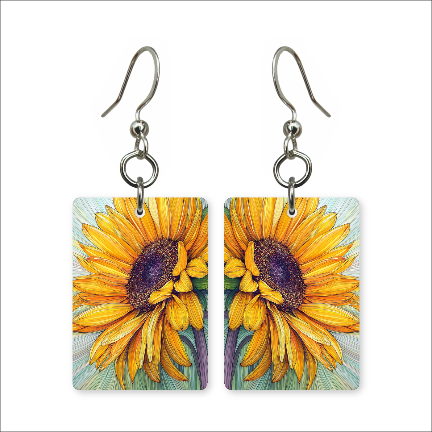 Vibrant Sunflower Earrings