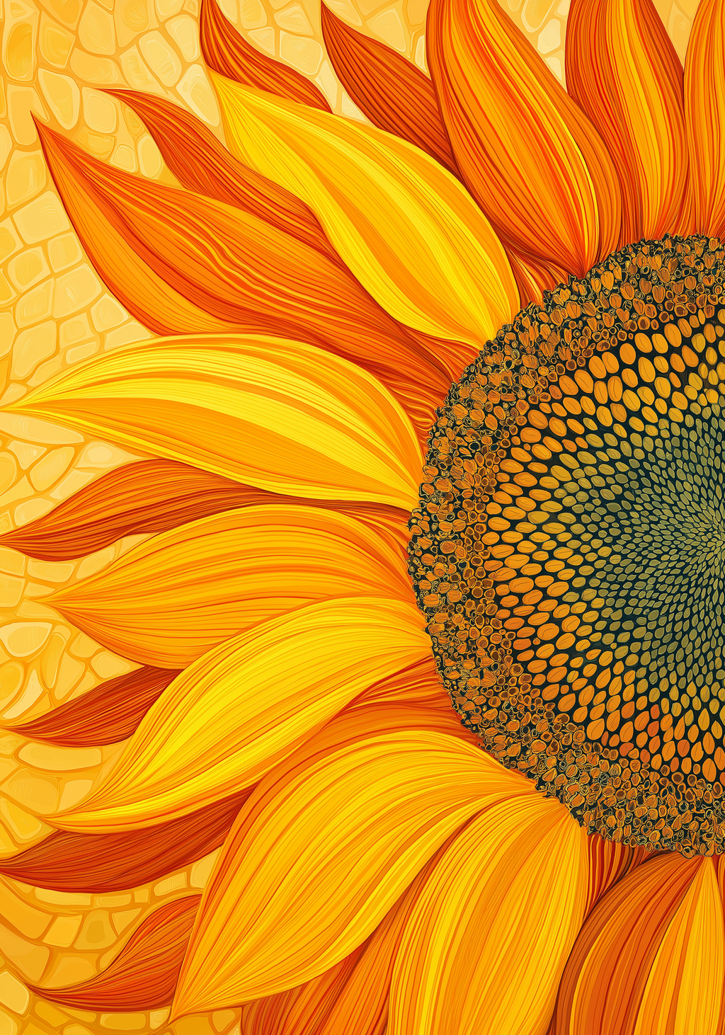Sunset Sunflower Earrings