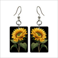 Midnight Sunflower Earrings