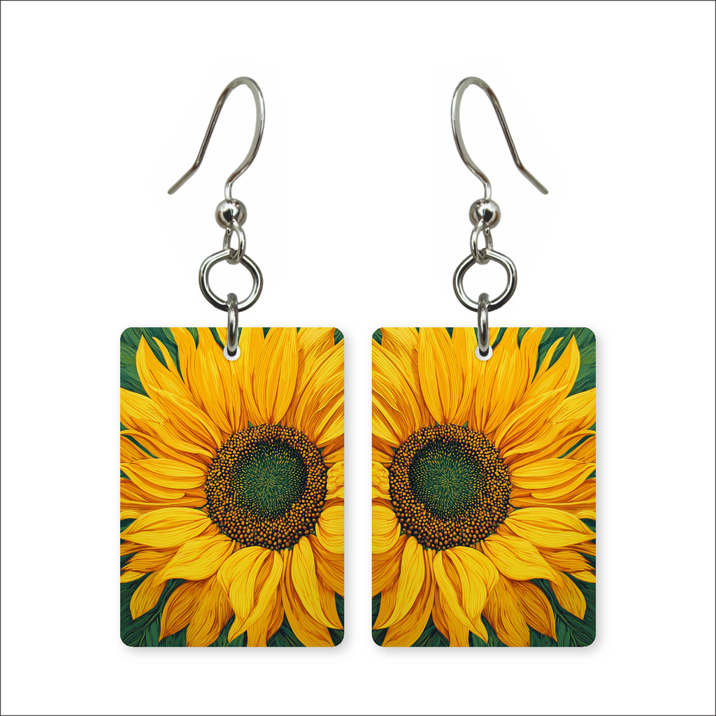 Field Sunflower Earrings