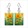 Folk Sunflower Earrings