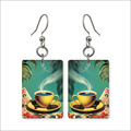 Vintage Coffee Earrings