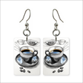 Coffee Sketch Earrings