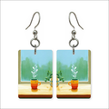Windowsill Coffee Earrings