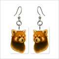 Red Panda Earrings