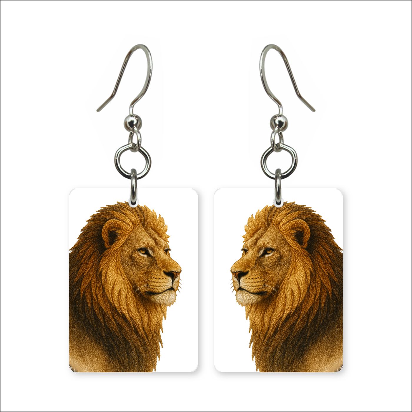 Majestic Lion Earrings