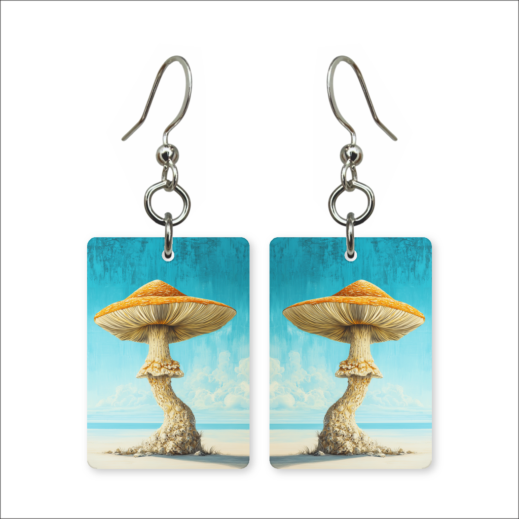 Seaside Toadstool Earrings