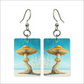Seaside Toadstool Earrings