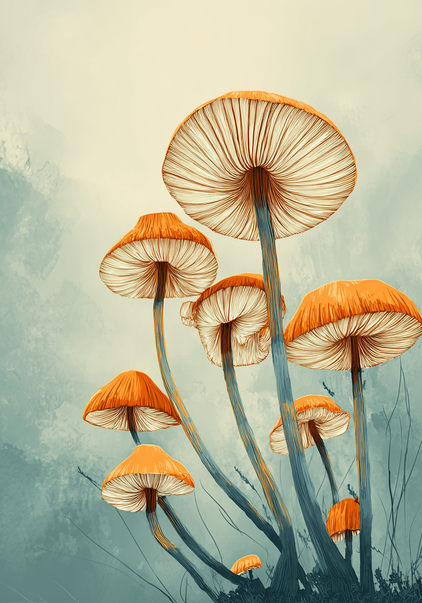 Mushroom Grove Earrings
