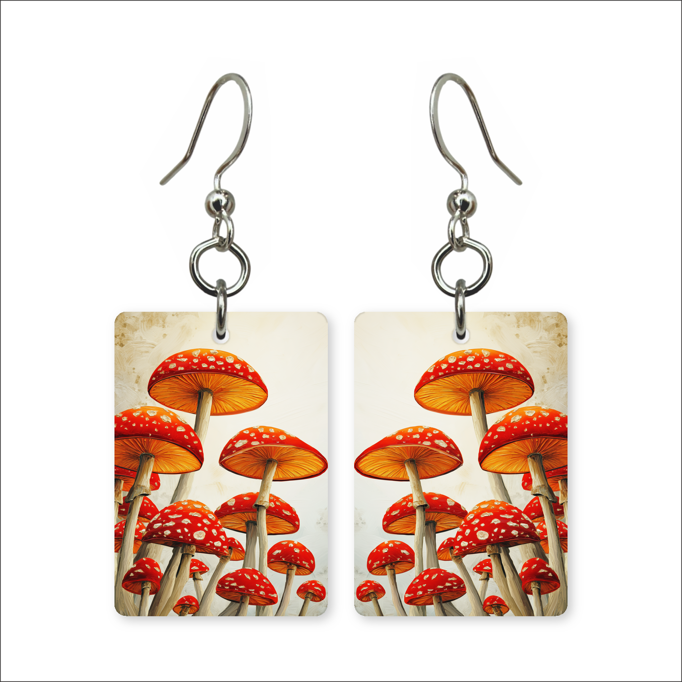 Amanita Cluster Earrings