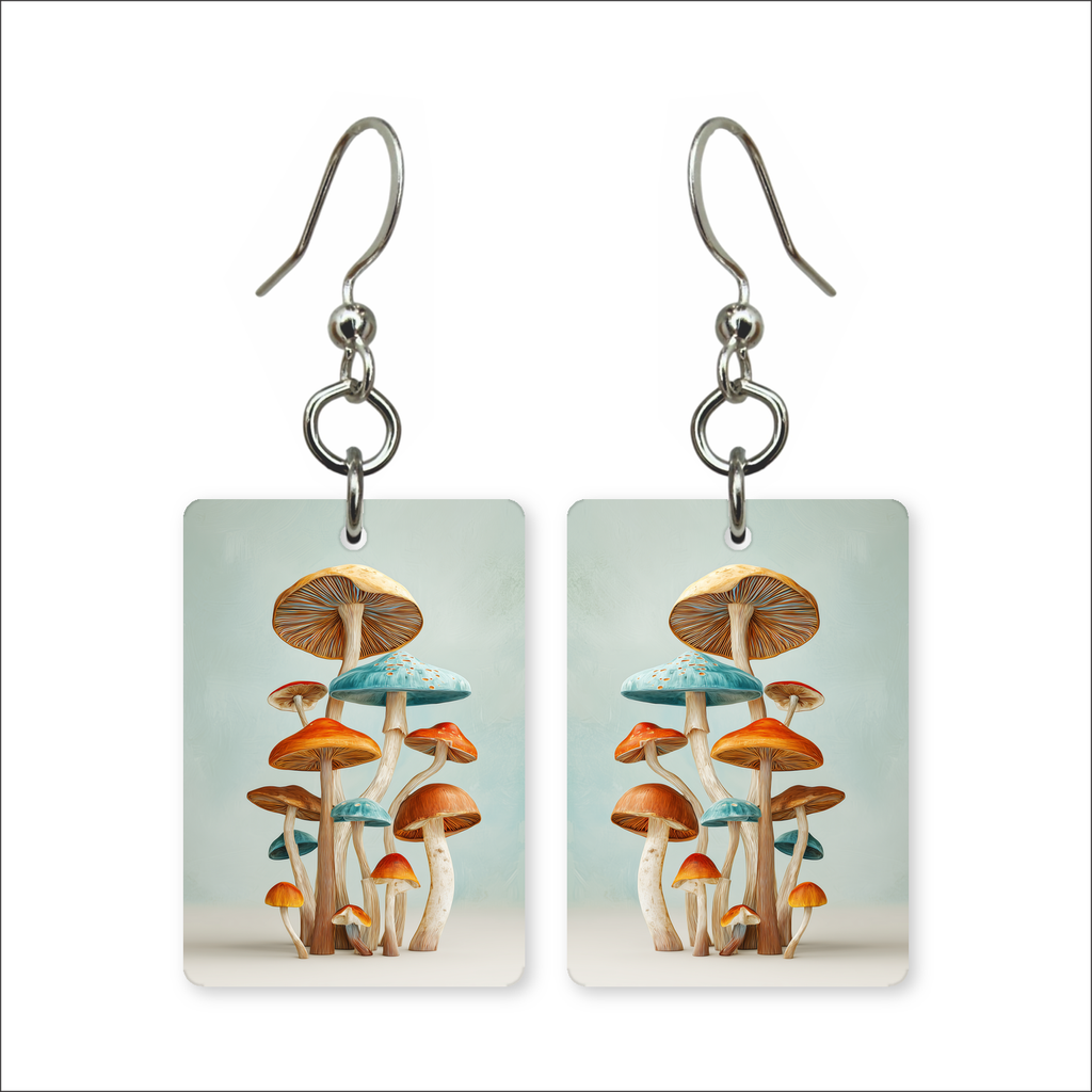 Mushroom Stack Earrings