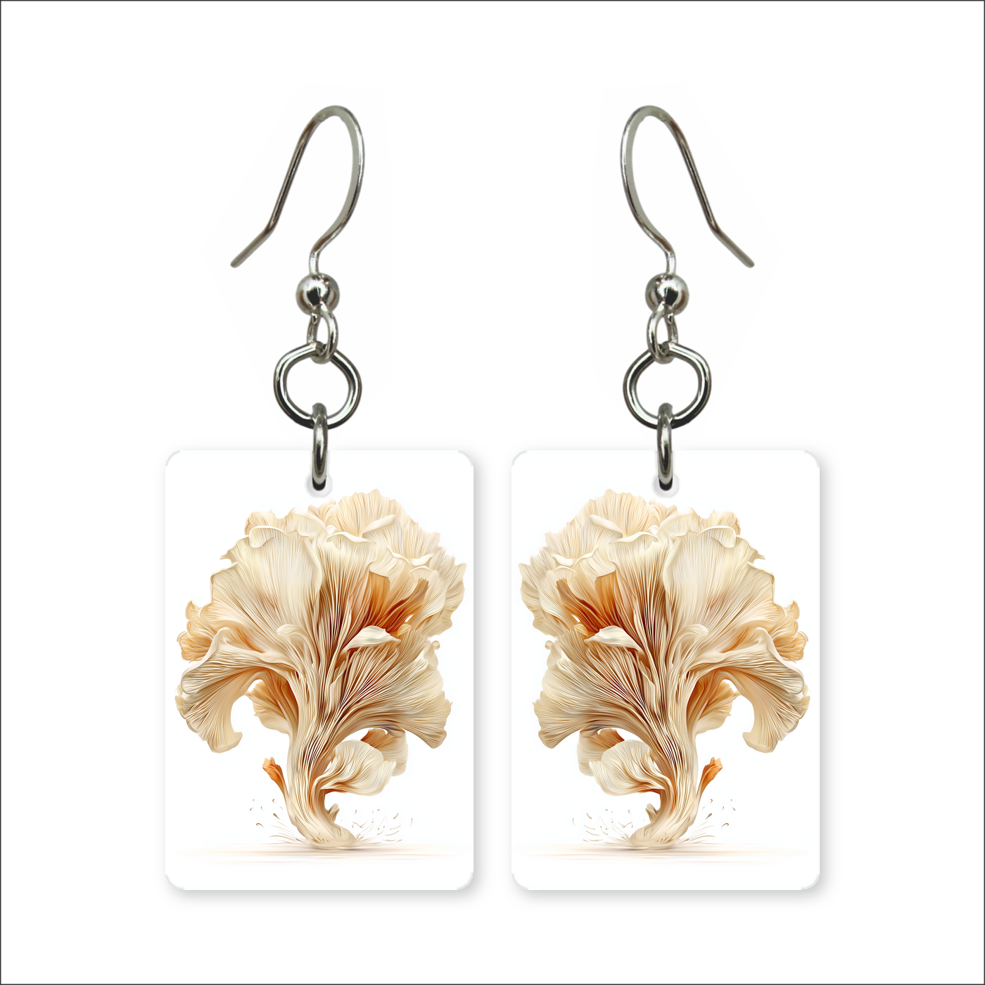 Oyster Mushroom Earrings