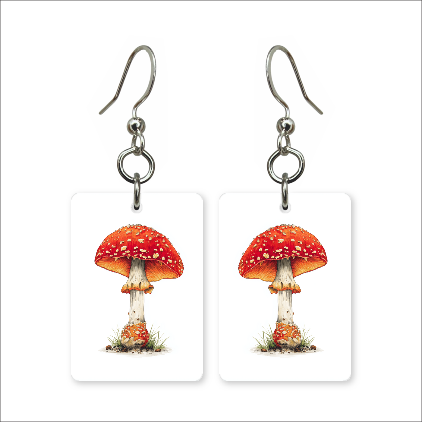 Classic Toadstool Earrings