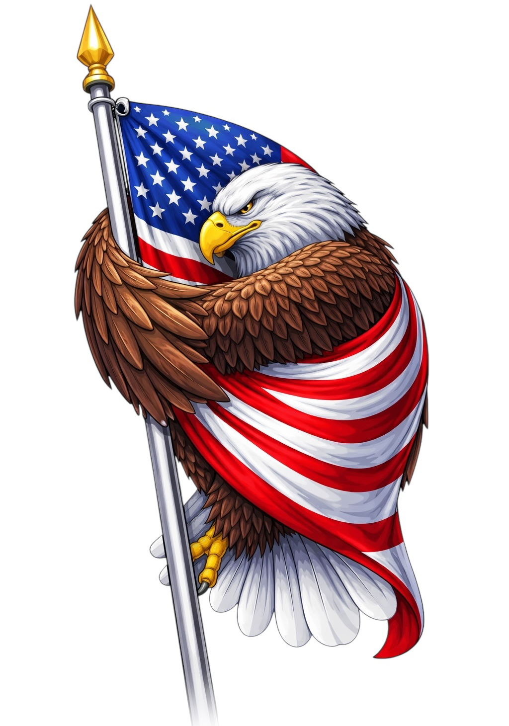 Eagle And Flag Earrings | FW121H
