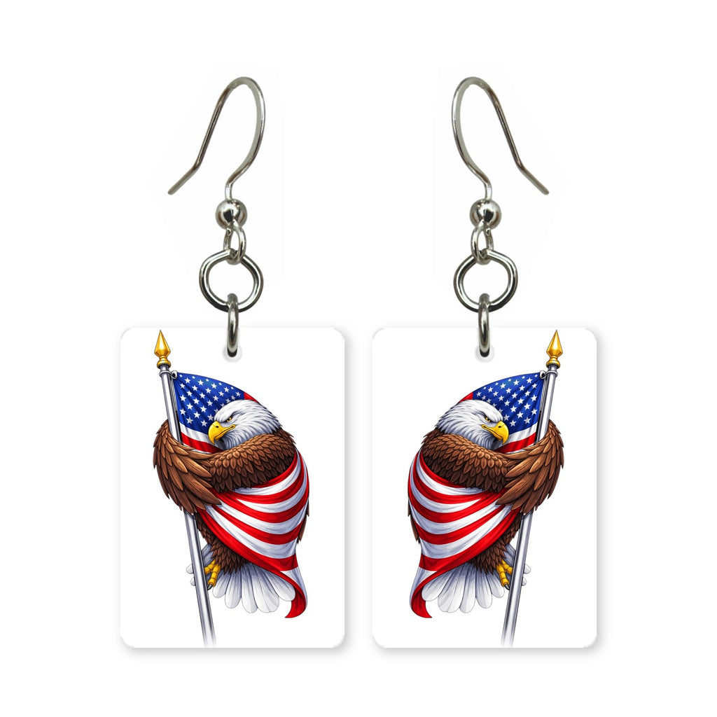Eagle And Flag Earrings | FW121H