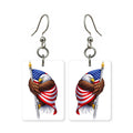 Eagle And Flag Earrings | FW121H