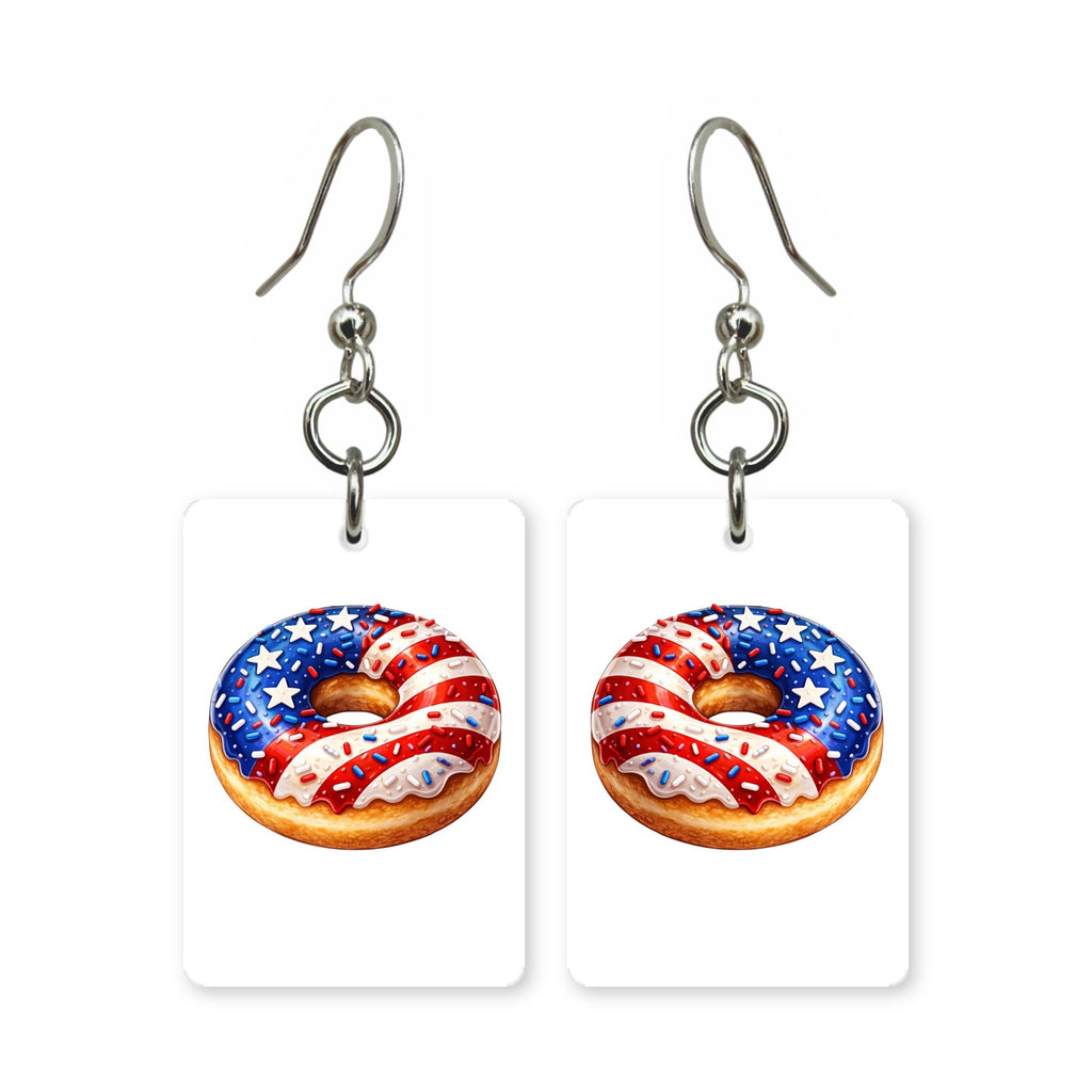 Star Spangled Donut Earrings | FW121I