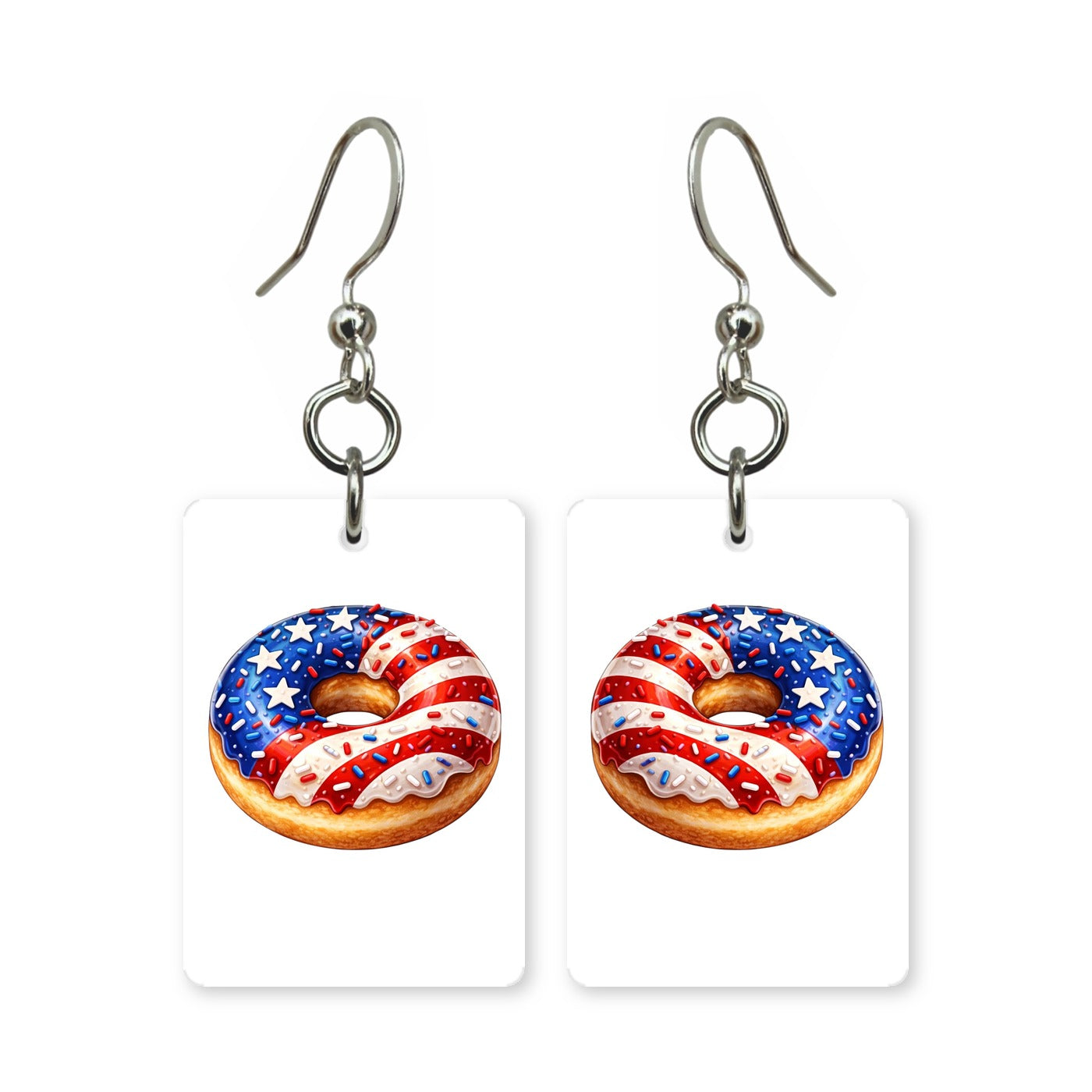 Star Spangled Donut Earrings | FW121I