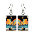 Rainbow Bridge Sunset Earrings | FW122B