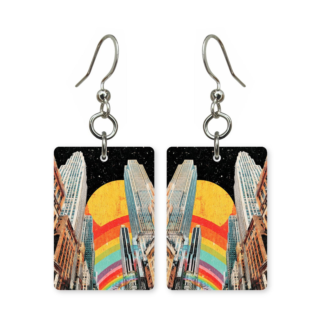 Rainbow Skyline Earrings | FW122C