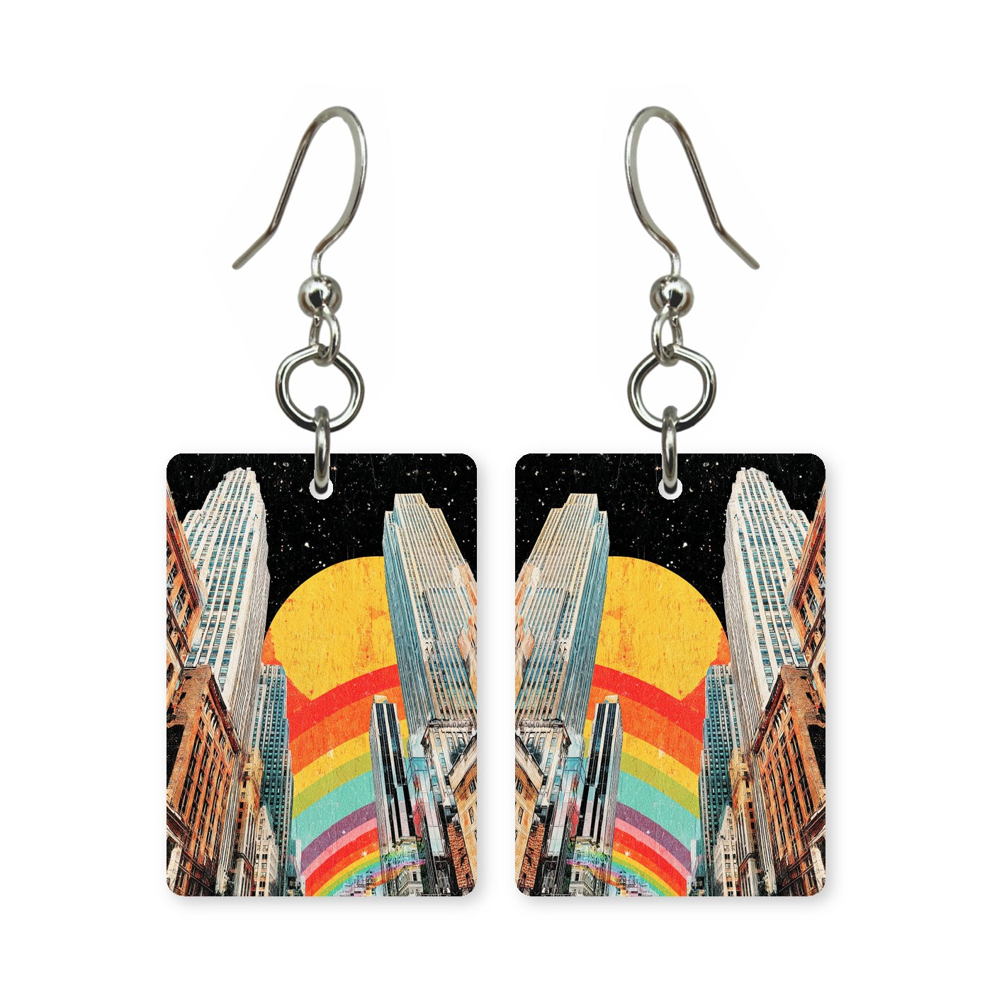 Rainbow Skyline Earrings | FW122C