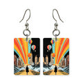 Rainbow Ray Balloons Earrings | FW122D