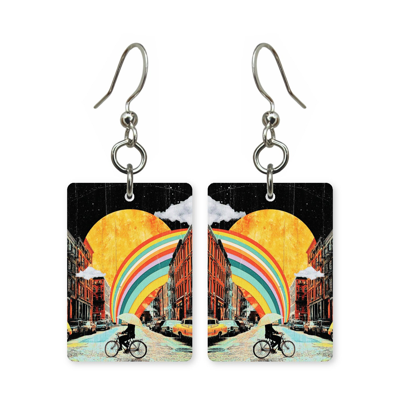 Rainbow Arc City Earrings | FW122E
