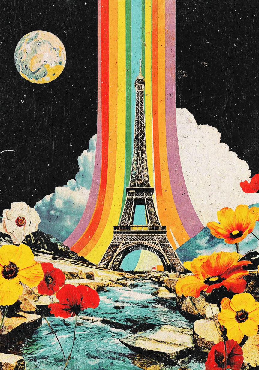 Rainbow Tower Earrings | FW122H
