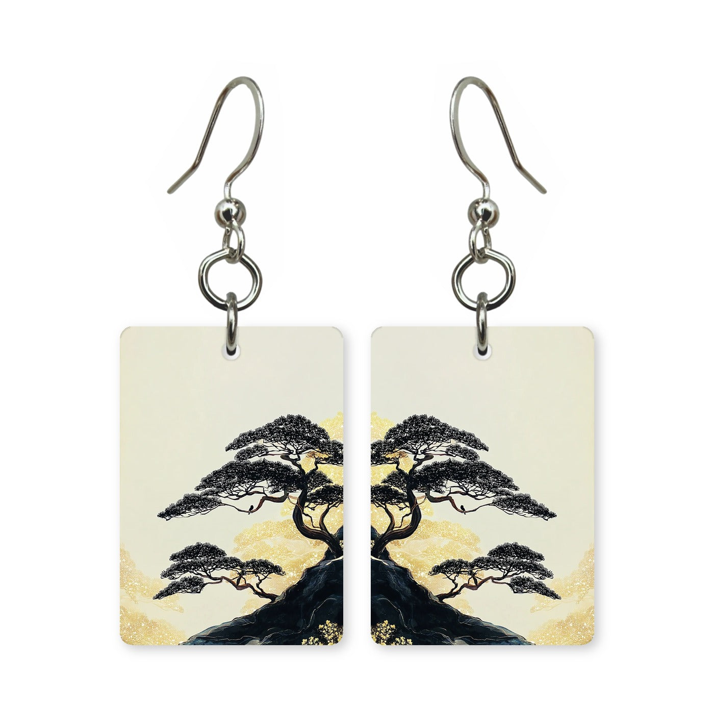 Ink Bonsai Earrings | FW123C