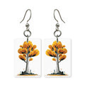 Golden Spire Tree Earrings | FW123E
