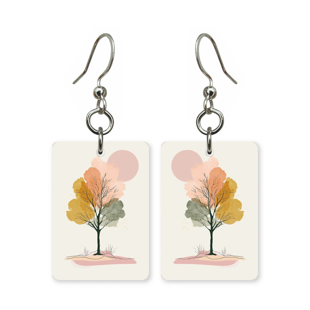 Soft Blush Tree Earrings | FW123F