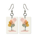 Soft Blush Tree Earrings | FW123F