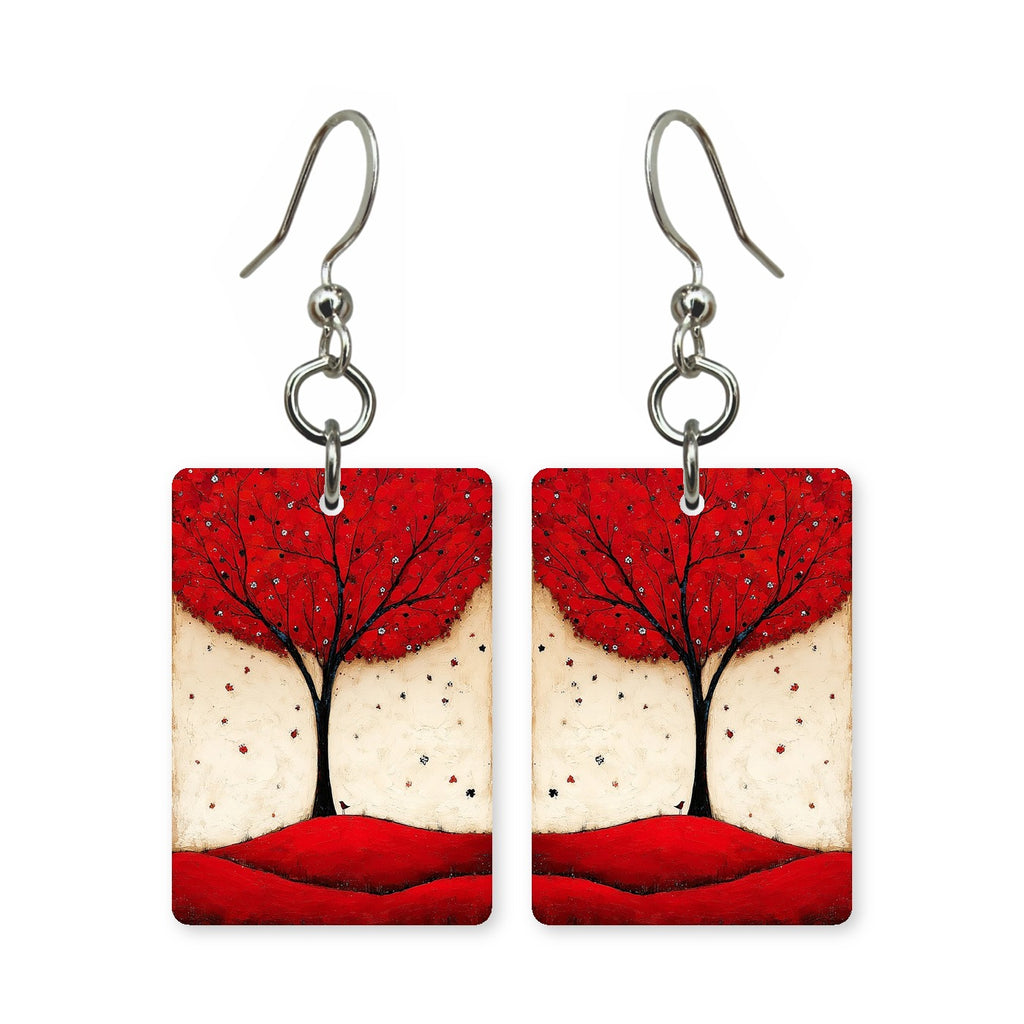Scarlet Canopy Earrings | FW123I